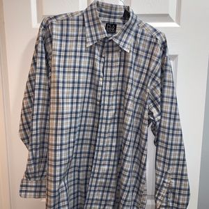 Jos A Bank, blue plaid